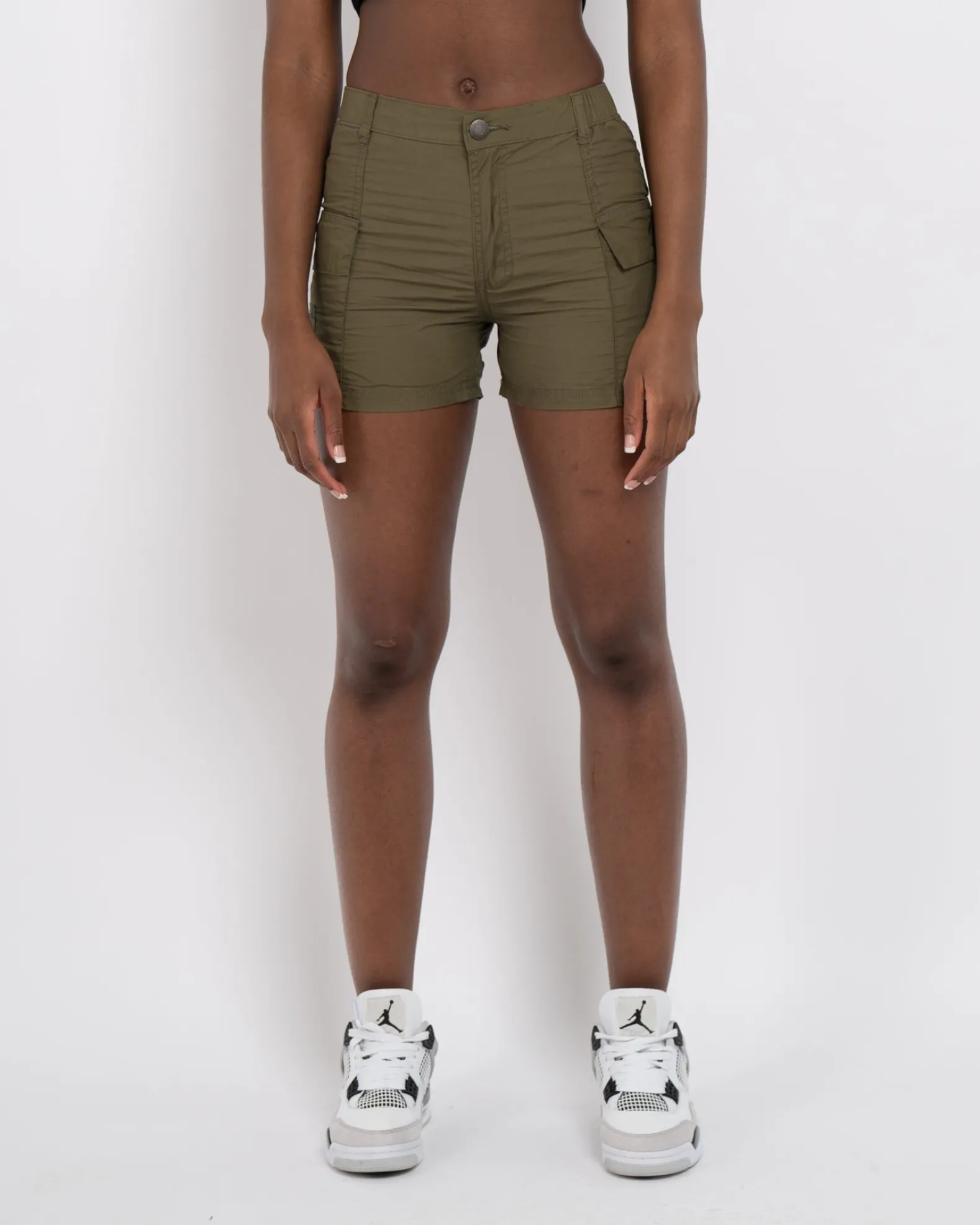 Womens Khaki Mercier Perrier Cargo Shorts
