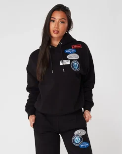 Womens Mercier OG Badge Hoodie Black