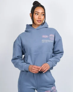 Womens Moonlight Blue Caruso Hoodie