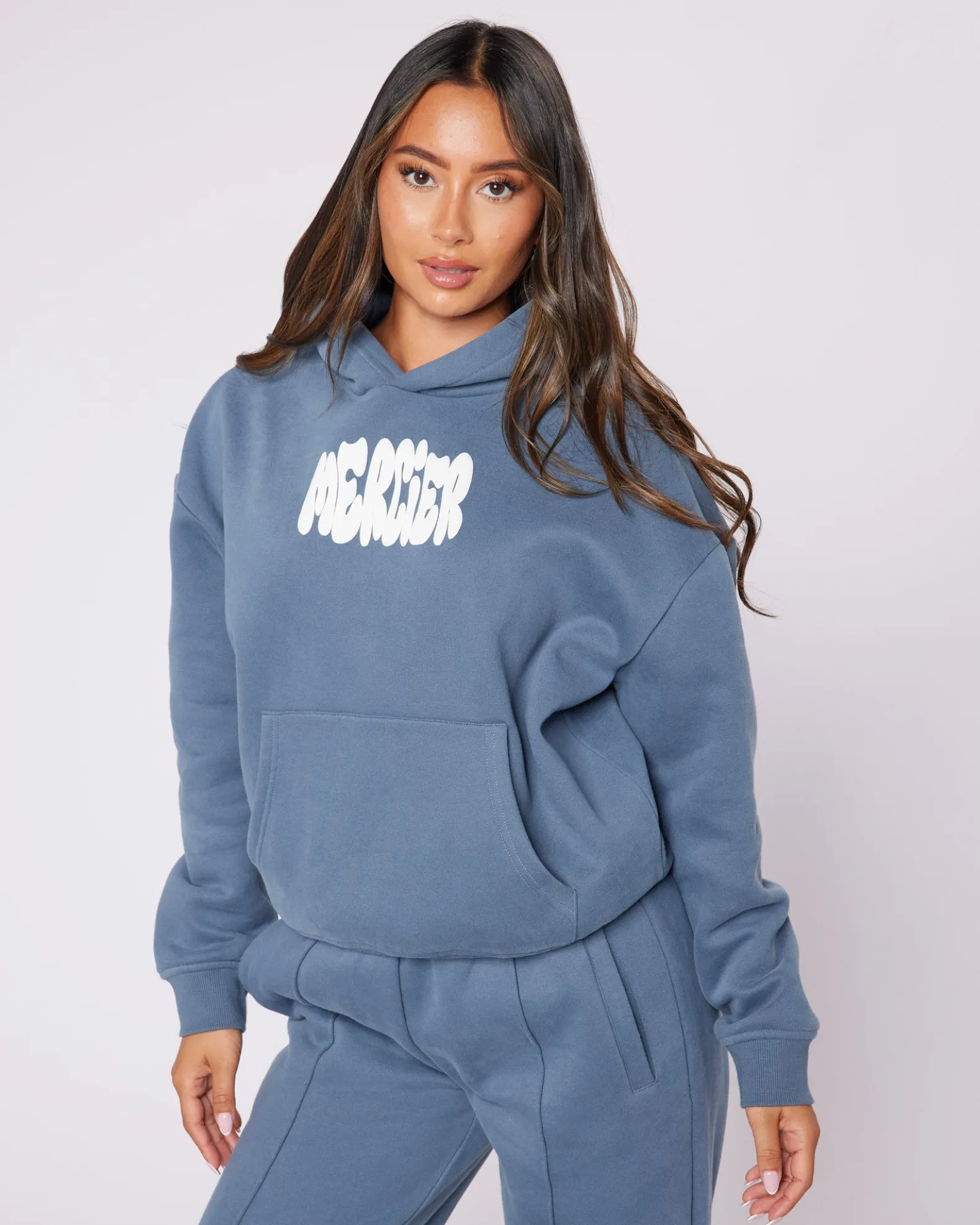 Womens Petrol Bubble Hoodie