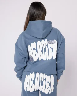 Womens Petrol Bubble Hoodie