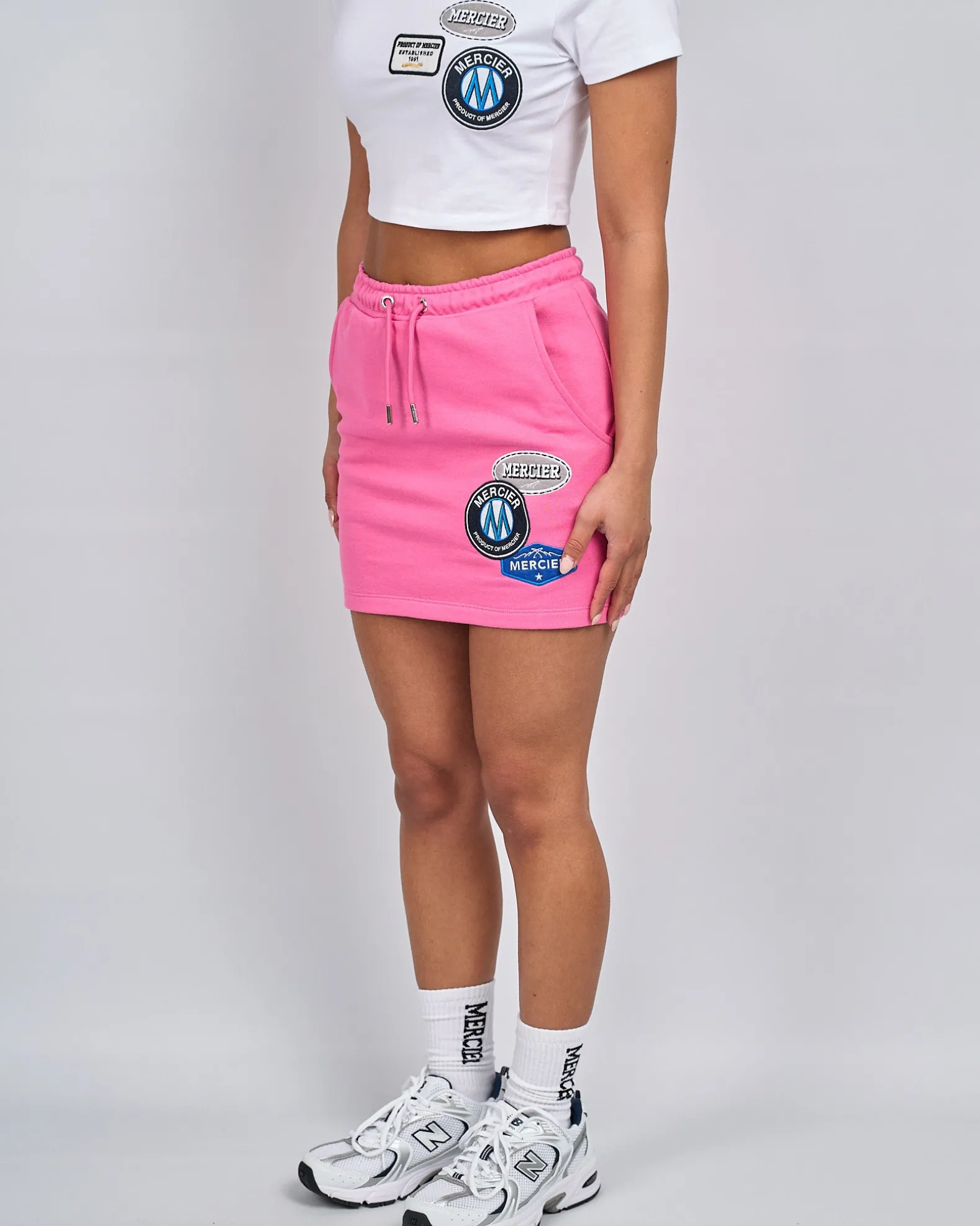 Womens Strawberry Moon OG Badge Mini Skirt