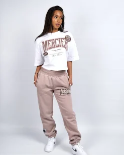 Womens White Kansas Cropped Tshirt